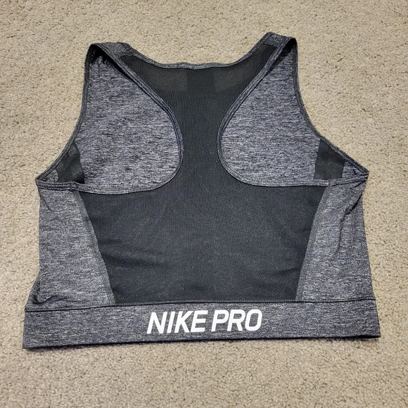 Nike Pro Hypercool Mesh Racerback Cropped Tank Top - Picture 5 of 11